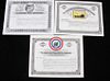 Yellowstone Park Stock Certificates (3)