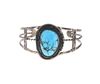 Navajo Sterling Silver Kingman Turquoise Bracelet