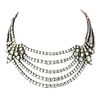 18k Silver Diamond Necklace