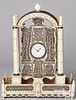 Prisoner of War carved bone watch hutch, ca. 1820,