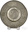 Continental pewter plate, 18th/19th c.
