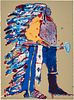 Fritz Scholder, Indian with Tomahawk, 1975
