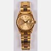 14kt Yellow Gold Rolex Oyster Perpetual Date Unisex Watch