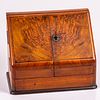 English Amboyna Wood Letter Box
