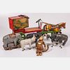 American and German Animal Figures and Carts
