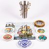 Porcelain, Glass and Metal Decorative Items
