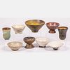 Raku Pottery Bowls by Meg Harris, Cleveland Institute of Art