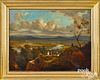Attributed to Victor De Grailly oil landscape