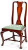 New England Queen Anne walnut dining chair