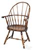 Connecticut sackback Windsor armchair, ca. 1790