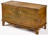New England pine blanket chest, early 19th c.