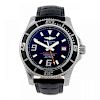BREITLING - a gentleman's Aeromarine Superocean wrist watch. Stainless steel case with calibrated be