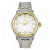 EBEL - a gentleman's 1911 bracelet watch. Stainless steel case with yellow metal bezel. Reference E1