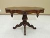 Victorian Walnut Occasional Table.