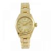 ROLEX - a lady's Oyster Perpetual bracelet watch. Circa 1977. 18ct yellow gold case. Reference 6718,