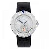 BARTHELAY - a gentleman's wrist watch. Stainless steel case with factory diamond set bezel. Referenc