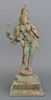 Indian Brass Sculpture of Vishnu Ardhanaraishvara