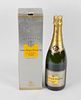 Vintage Champagne: a bottle of 1995 Veuve Cliquot Ponsardin, in box of issue.