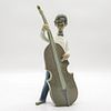 Boy w/Double Bass 1004615 - Lladro Porcelain Figurine