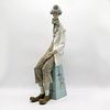 Clown with Concertina 1001027 - Lladro Porcelain Figurine