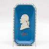 Wedgwood Jasperware Pale Blue Tray, Thomas Jefferson