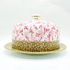 Brownfield & Son Porcelain Cheese Dome, Chinz Pattern