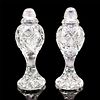 2pc Cut Crystal Salt and Pepper Shakers
