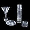 Grouping of Four (4) Vintage Crystal Tableware