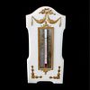 French Louis XVI Style Marble Thermometer