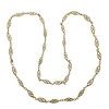 Antique 18k Yellow Gold link Necklace