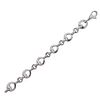 Tiffany &amp; Co Silver Open Heart Circle Link Bracelet 