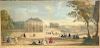 John Bowles View of St James's Square, London, coloured engraving, published 1753, 25 x 39 cm (disco