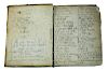 WALPOLE (The Honourable Mrs Richard) 18th century hand-written cookery book, dated to 1758, once bel