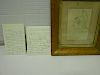OPIE (Amelia) Two autograph letters signed, 1842 and 1844, 'Dear Friends...'; and a pencil sketch he