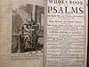 Music, PLAYFORD (J) The Whole Book of Psalms, 19th edition, 1738, 8vo, frontispiece laid down, rebac