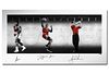 Michael Jordan Muhammad Ali Tiger Woods Autographed 49X25 Print Legends /100