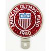 Tokyo 1940 Summer and Winter Olympics USA Fundraising Car Badge