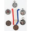 Daniel Frank&#39;s Lot of (6) Athletic Medals