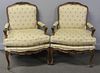 AUFFRAY & CO. Pair of Louis XV Style Arm Chairs.