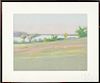 Larry D'Amico (American 20th/21st c.), silkscreen, titled Evening Glow, artist's proof, signed