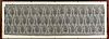 Framed paisley shawl, 19th c., 13 3/4'' x 44 1/2''.