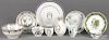 Chinese export porcelain tablewares, 18th/19th c. Provenance: Elinor Gordon.