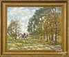 Oil on canvas impressionist landscape, signed A. Vago, early 20th c., 24'' x 30''.