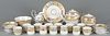 Porcelain tea service, early/mid 19th c., probably Spode.