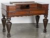 Victorian mahogany desk, late 19th c., 35 1/2'' h., 52 1/2'' w.