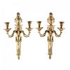 Pair of French Empire Style Wall Sconces