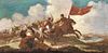 LANDSCAPE CAVALRY OIL PAINTING
