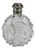 French Clear Glass Sulphide Perfume Bottle