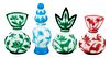 Four Chinese Peking Glass Perfumes