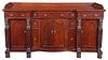 Fine Baltimore Carved Mahogany Figural Sideboard